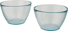 2-delad skål i återvunnet glas