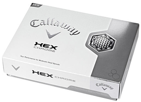 Golfboll Callaway HEX Chrome